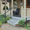 Nuvo Iron 3-Step Aluminum Stoop Railing Kit 48in. L x 34.75in. H Powder Coated Black BLSK3S - alternate 6